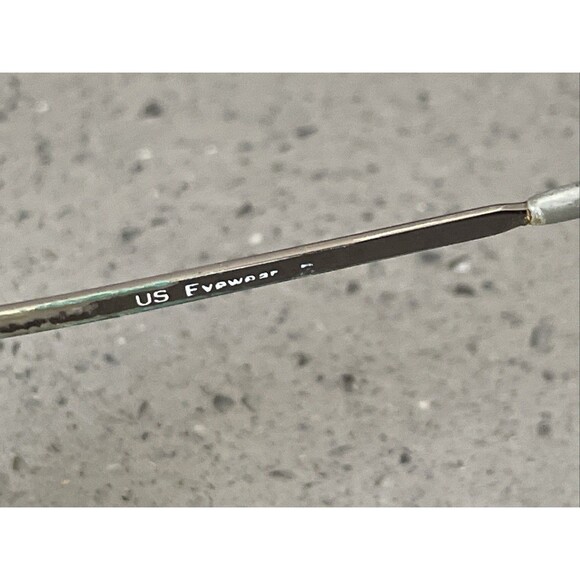 US EYEWEAR EYEGLASSES FRAMES ONLY Aviator FULL RIM 56-16-140 metal - Picture 7 of 14